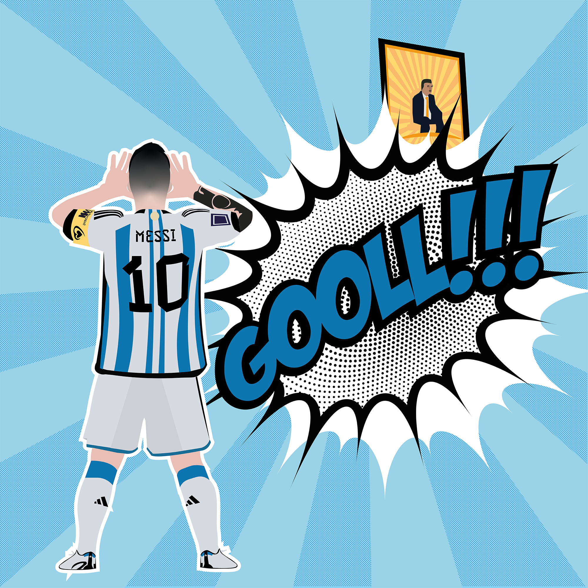 Messi Pop Art