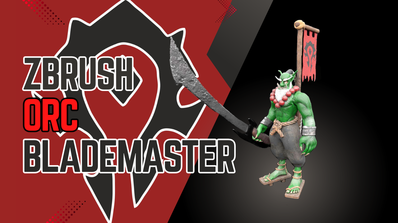 Orc Blademaster 3D
